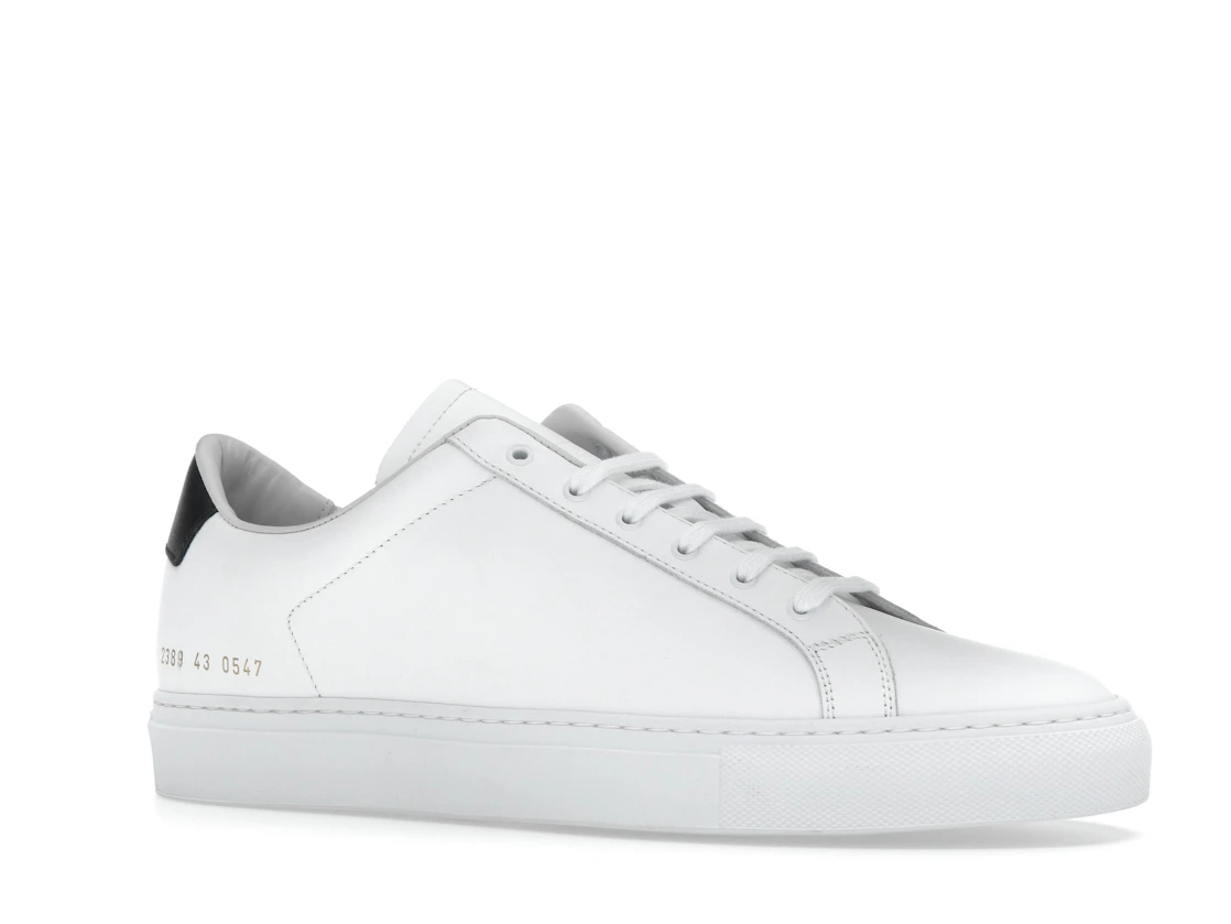 Vue 4 de Common Projects Retro Classic Low White Black