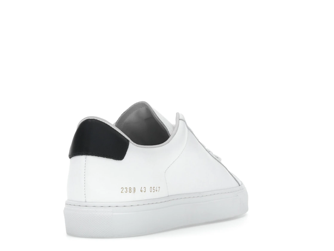 Vue 31 de Common Projects Retro Classic Low White Black