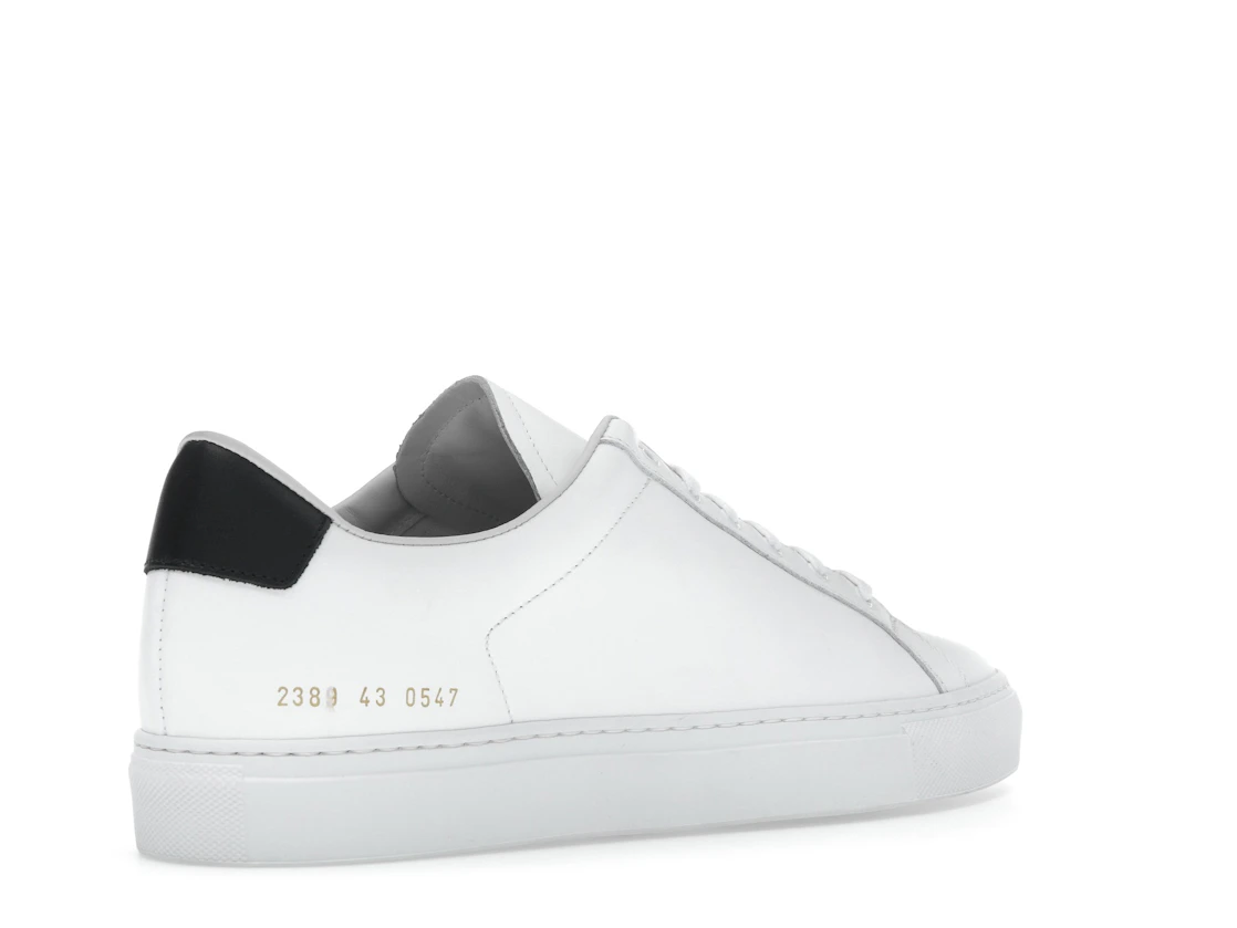 Vue 33 de Common Projects Retro Classic Low White Black