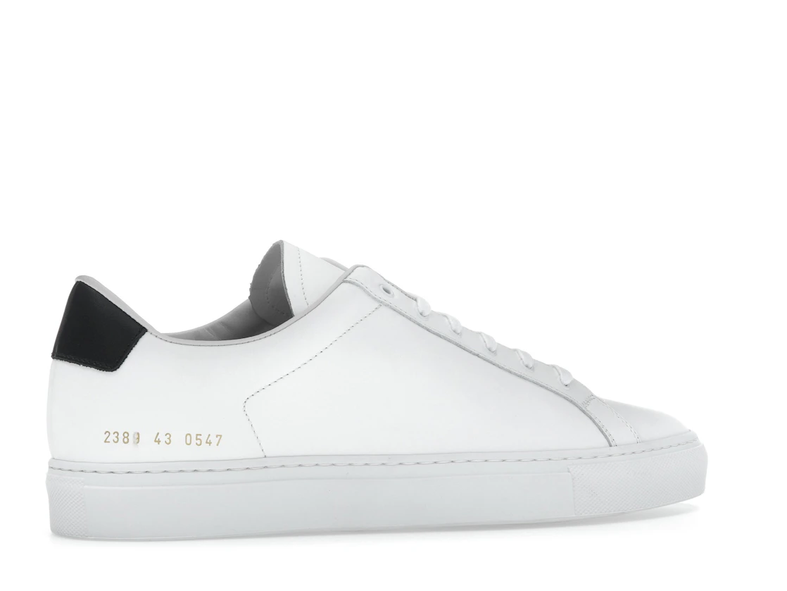 Vue 35 de Common Projects Retro Classic Low White Black
