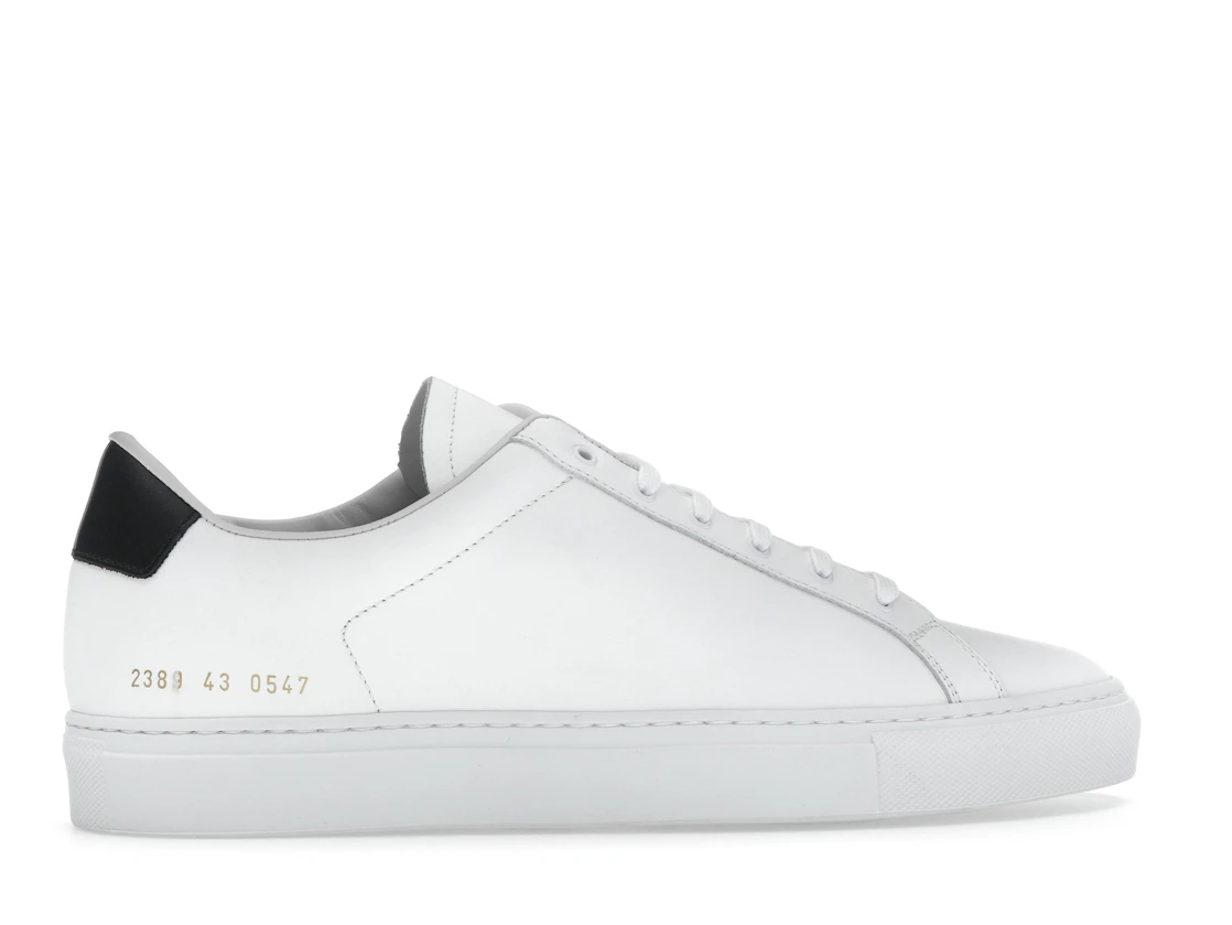 Vue 36 de Common Projects Retro Classic Low White Black