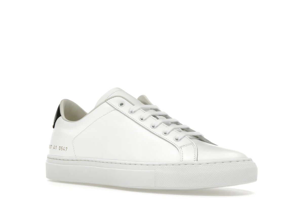 Vue 5 de Common Projects Retro Low White Black