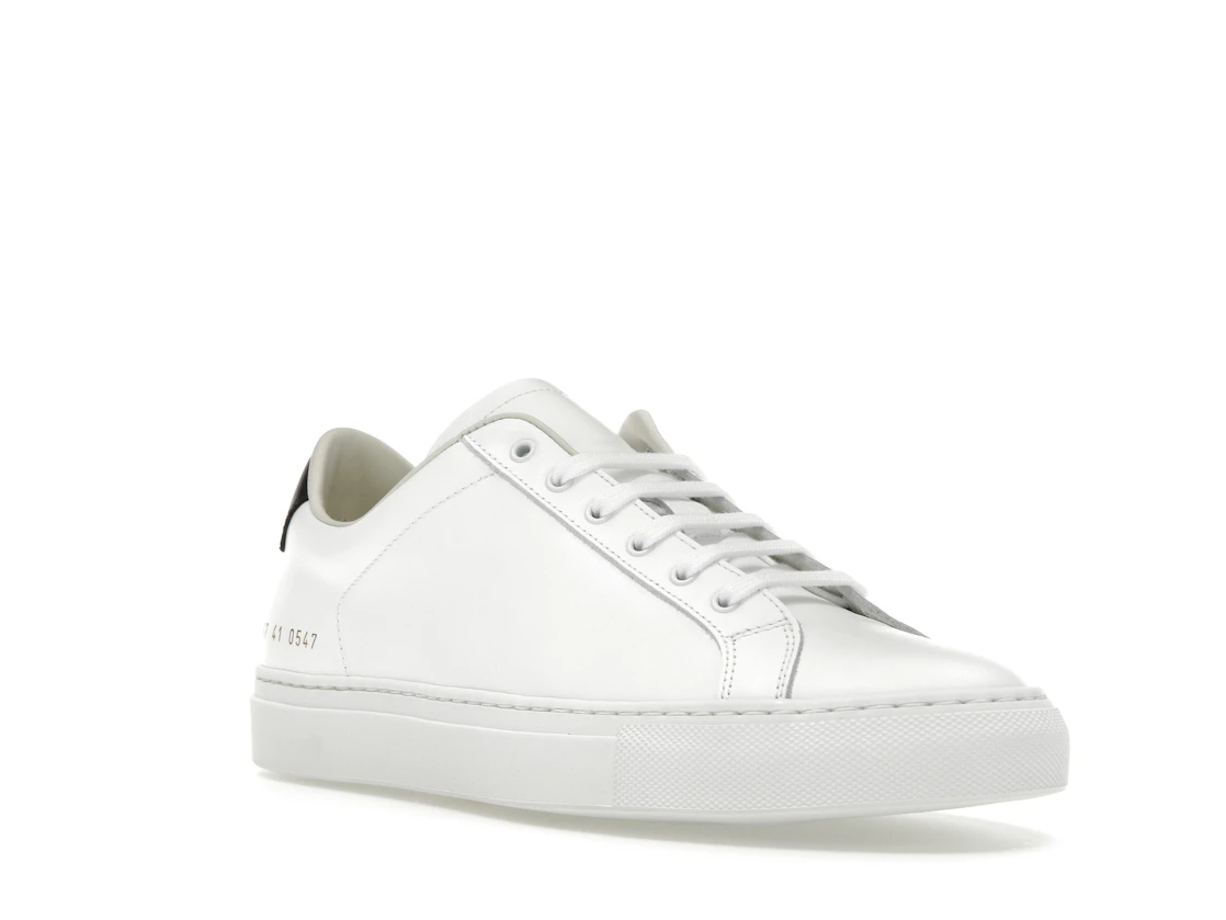 Vue 6 de Common Projects Retro Low White Black
