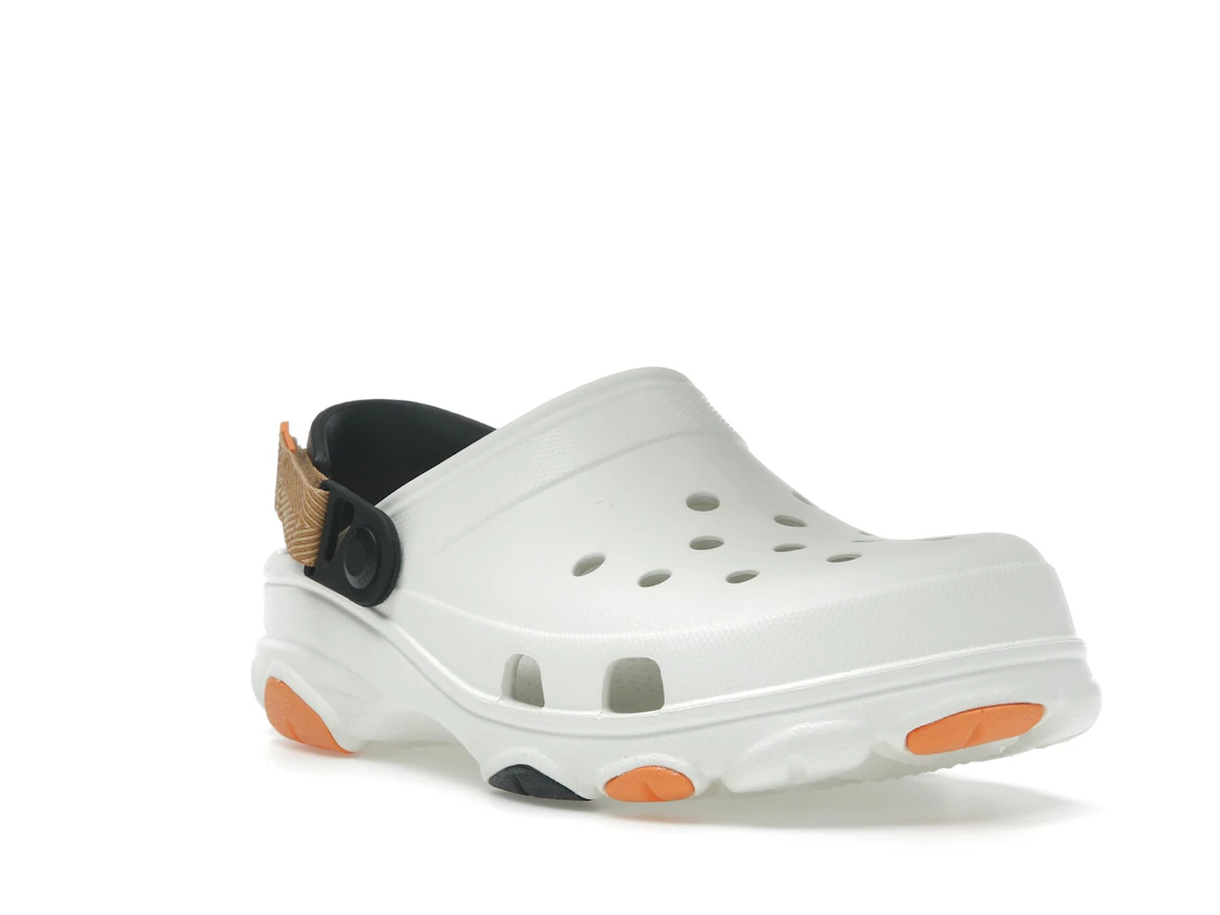 Vue 6 de Crocs Classic All-Terrain Clog White Orange