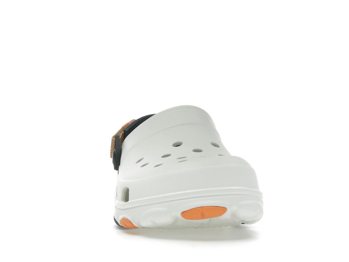 Vue 9 de Crocs Classic All-Terrain Clog White Orange
