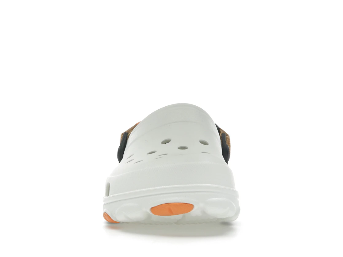 Vue 10 de Crocs Classic All-Terrain Clog White Orange