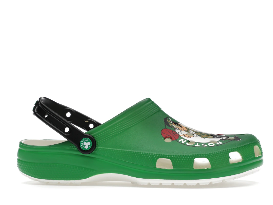 Vue 2 de Crocs Classic Clog NBA Boston Celtics