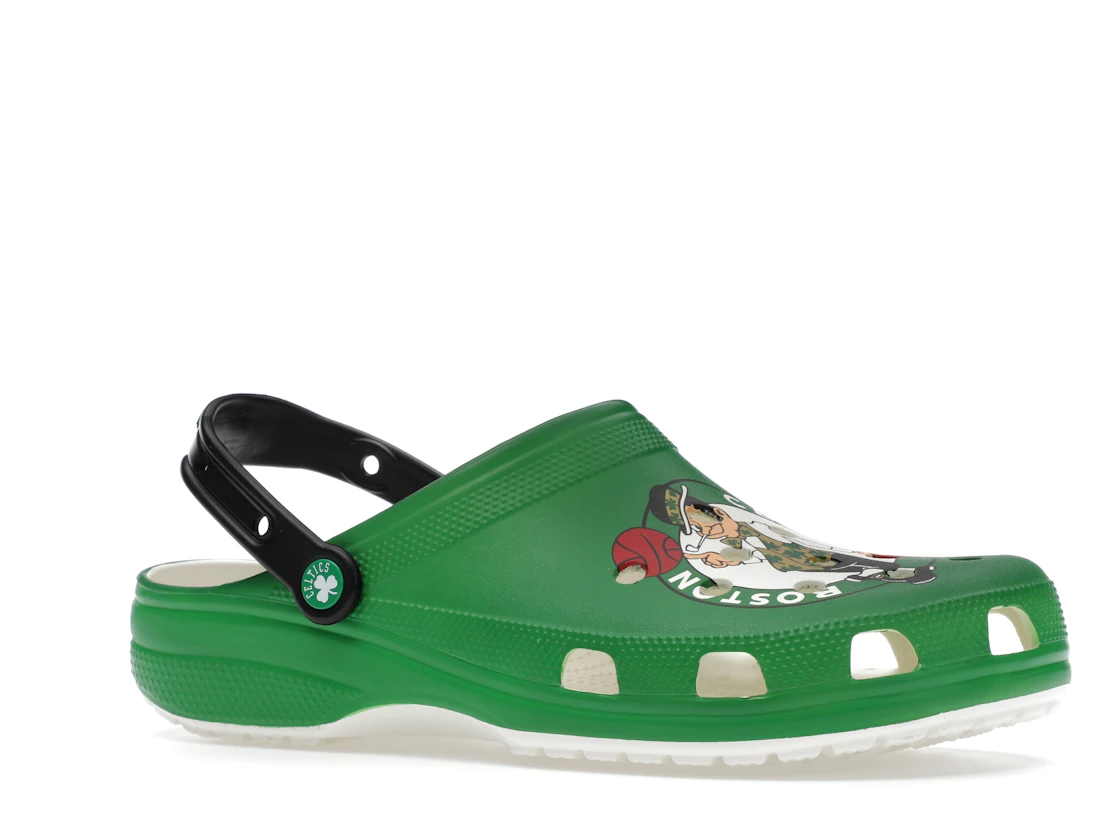 Vue 4 de Crocs Classic Clog NBA Boston Celtics