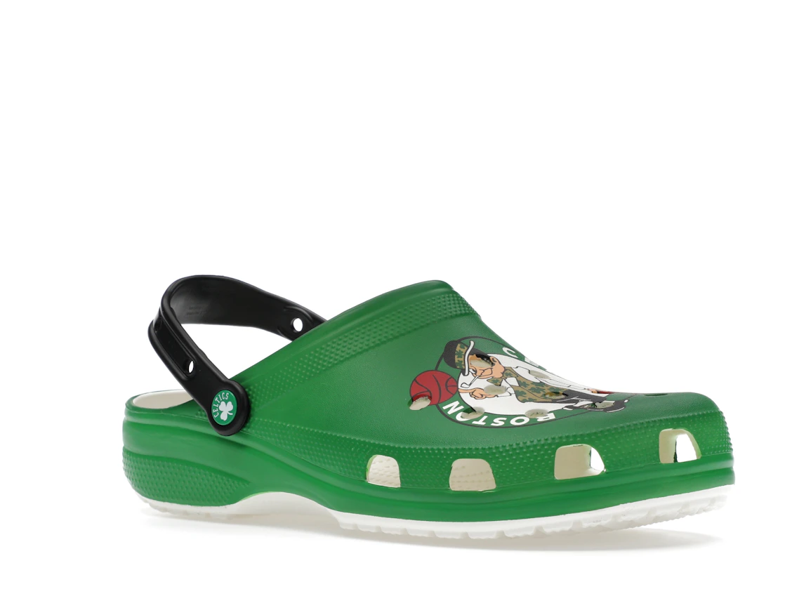 Vue 5 de Crocs Classic Clog NBA Boston Celtics