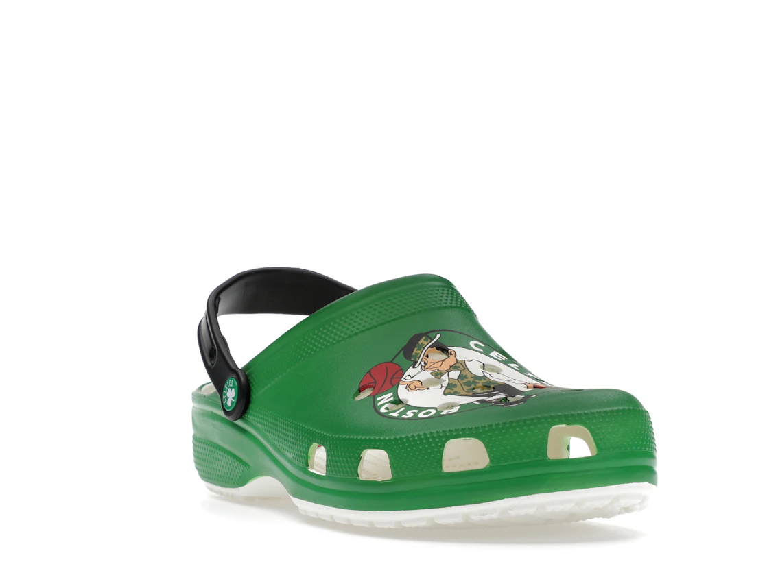 Vue 7 de Crocs Classic Clog NBA Boston Celtics