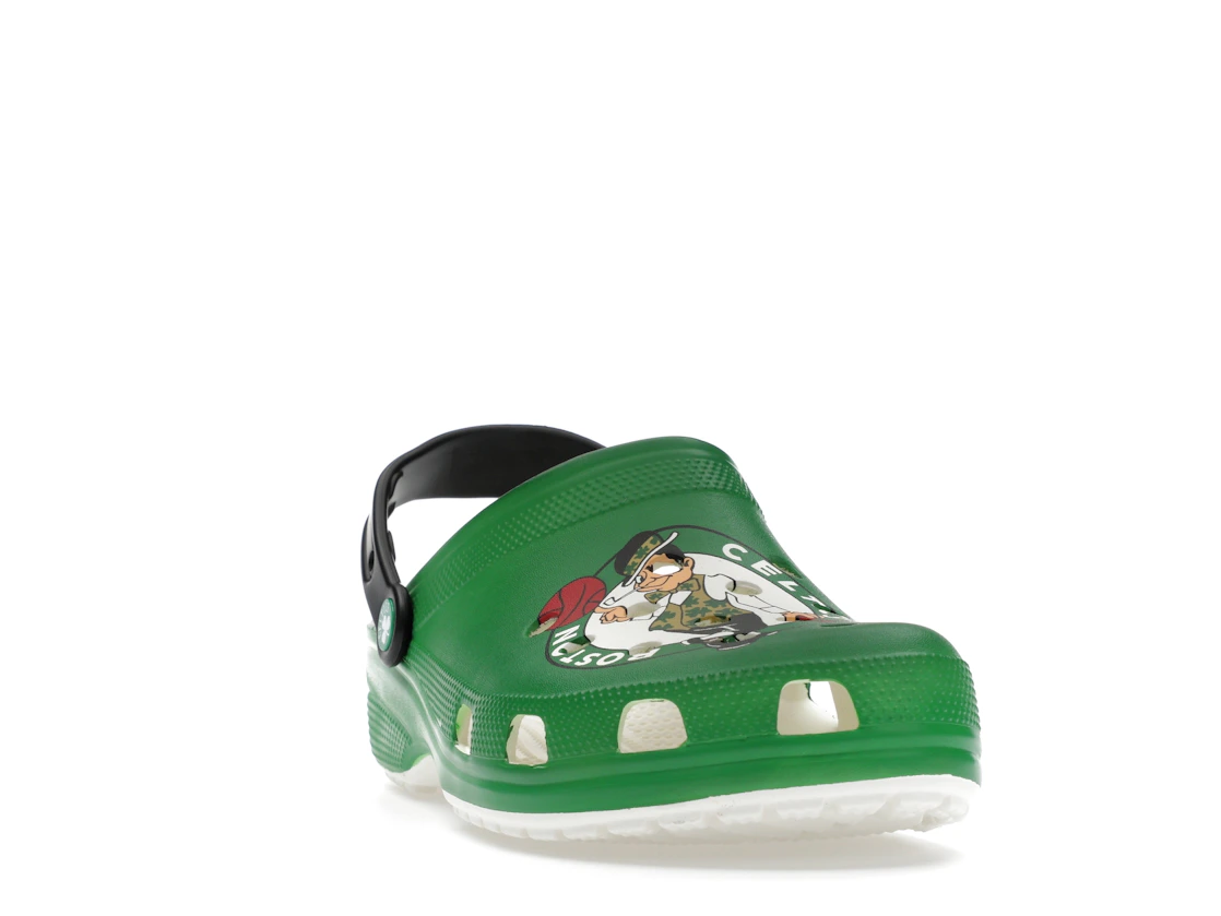 Vue 8 de Crocs Classic Clog NBA Boston Celtics