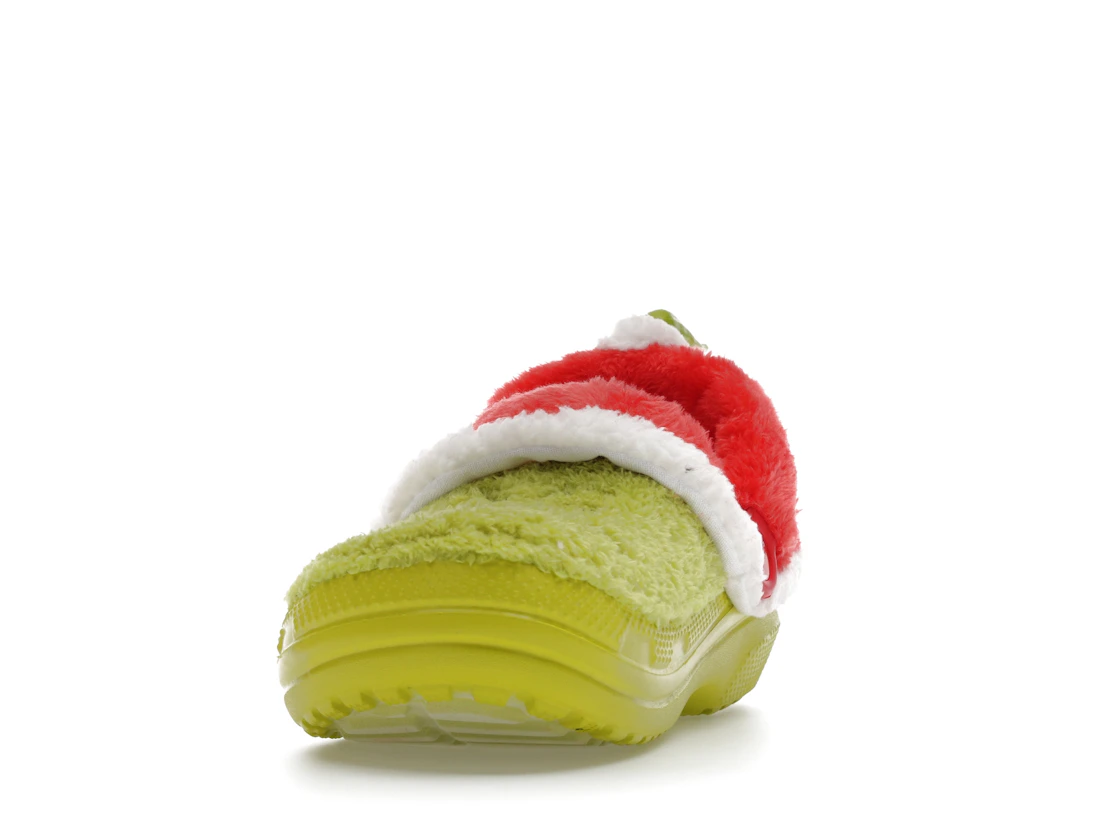 Vue 12 de Crocs Classic Lined Clog The Grinch