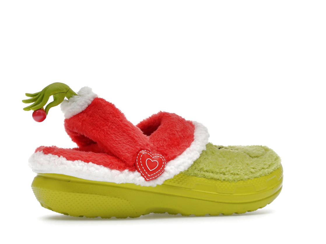 Vue 35 de Crocs Classic Lined Clog The Grinch