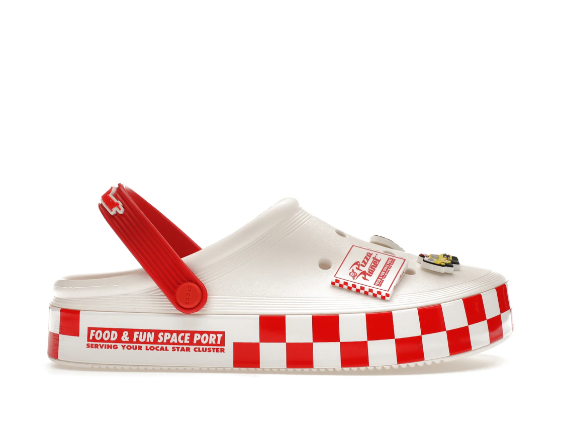 Vue 1 de Crocs Off Court Clog Toy Story Pizza Planet