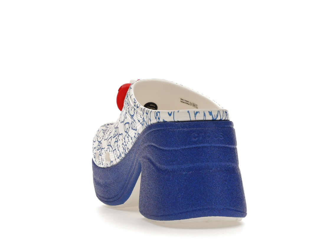 Vue 26 de Crocs Siren Clog Hello Kitty 50th Anniversary Blue Glitter