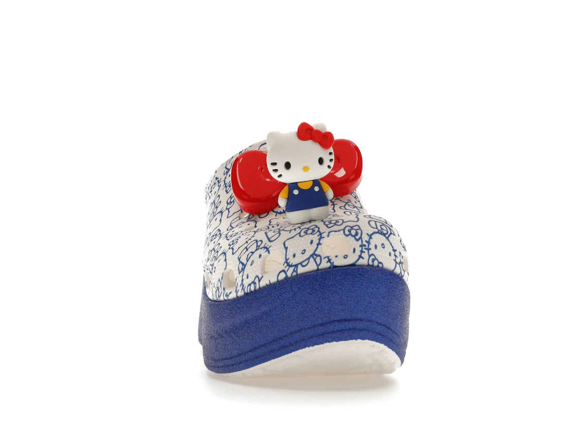 Vue 9 de Crocs Siren Clog Hello Kitty 50th Anniversary Blue Glitter
