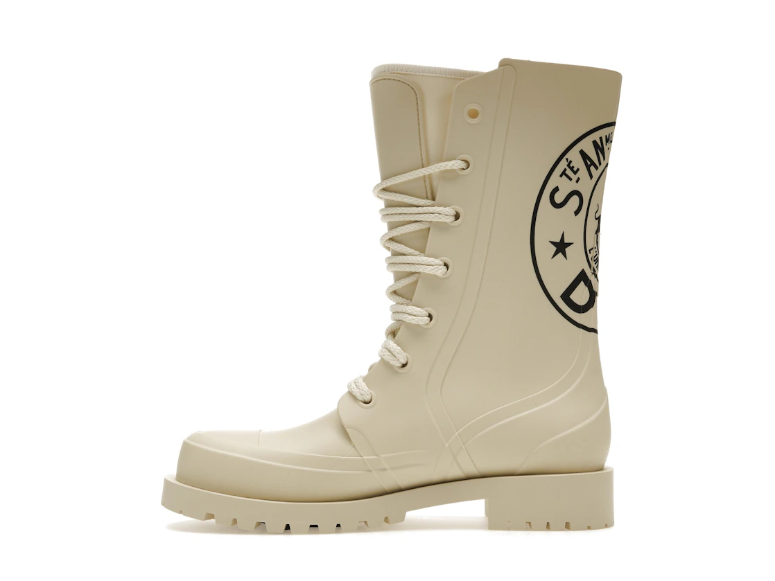 Vue 19 de Dior DiorCamp Ankle Boot Beige Dior Union Rubber 