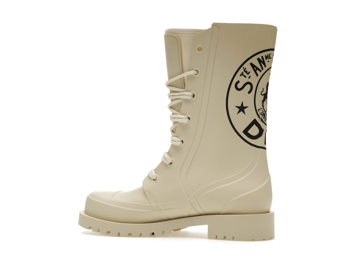 Vue 21 de Dior DiorCamp Ankle Boot Beige Dior Union Rubber 