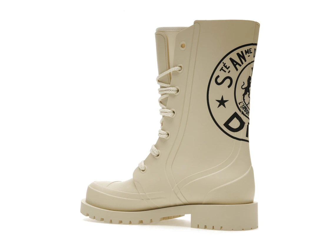 Vue 22 de Dior DiorCamp Ankle Boot Beige Dior Union Rubber 