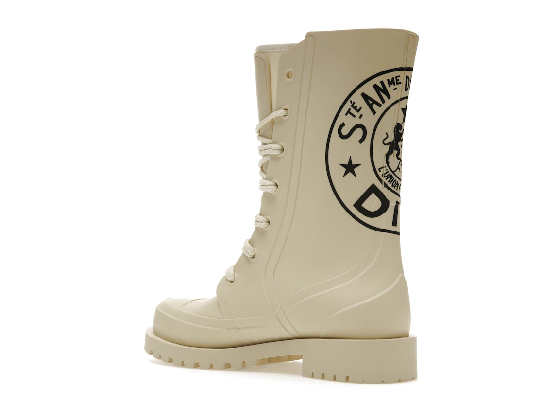 Vue 23 de Dior DiorCamp Ankle Boot Beige Dior Union Rubber 