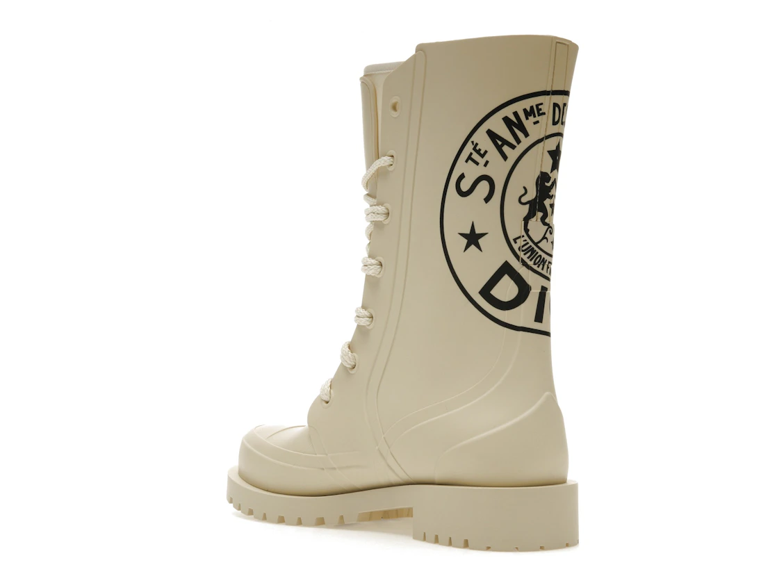 Vue 24 de Dior DiorCamp Ankle Boot Beige Dior Union Rubber 