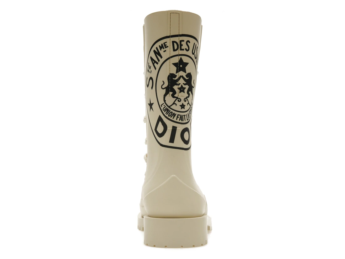 Vue 28 de Dior DiorCamp Ankle Boot Beige Dior Union Rubber 