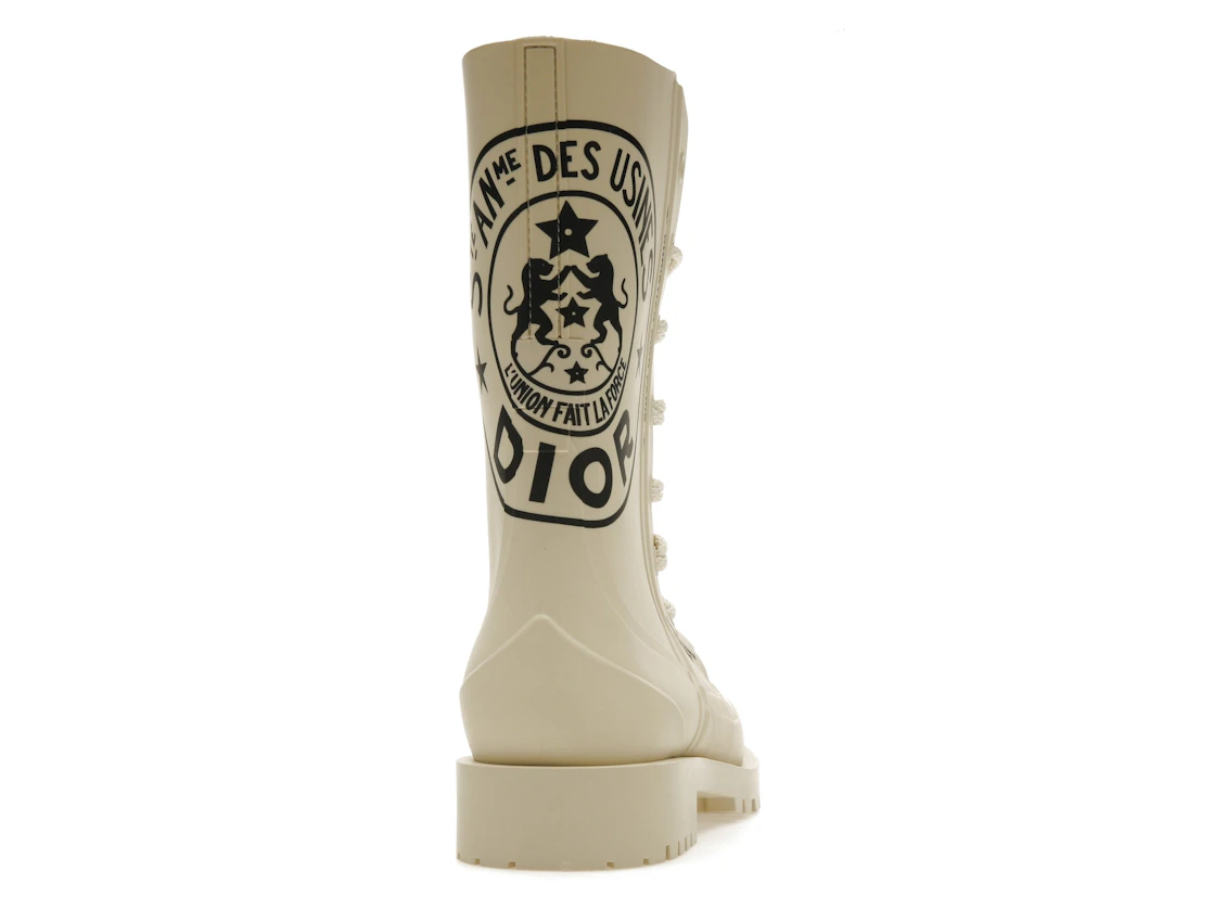 Vue 29 de Dior DiorCamp Ankle Boot Beige Dior Union Rubber 