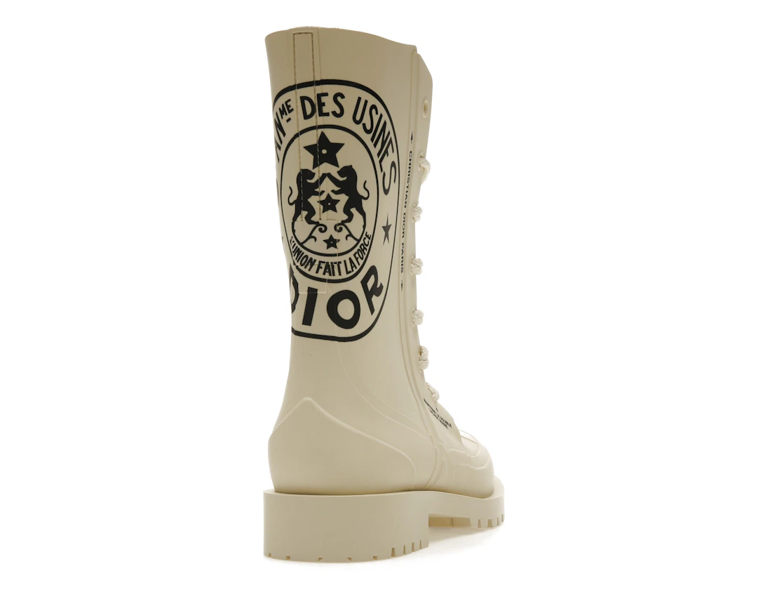 Vue 30 de Dior DiorCamp Ankle Boot Beige Dior Union Rubber 