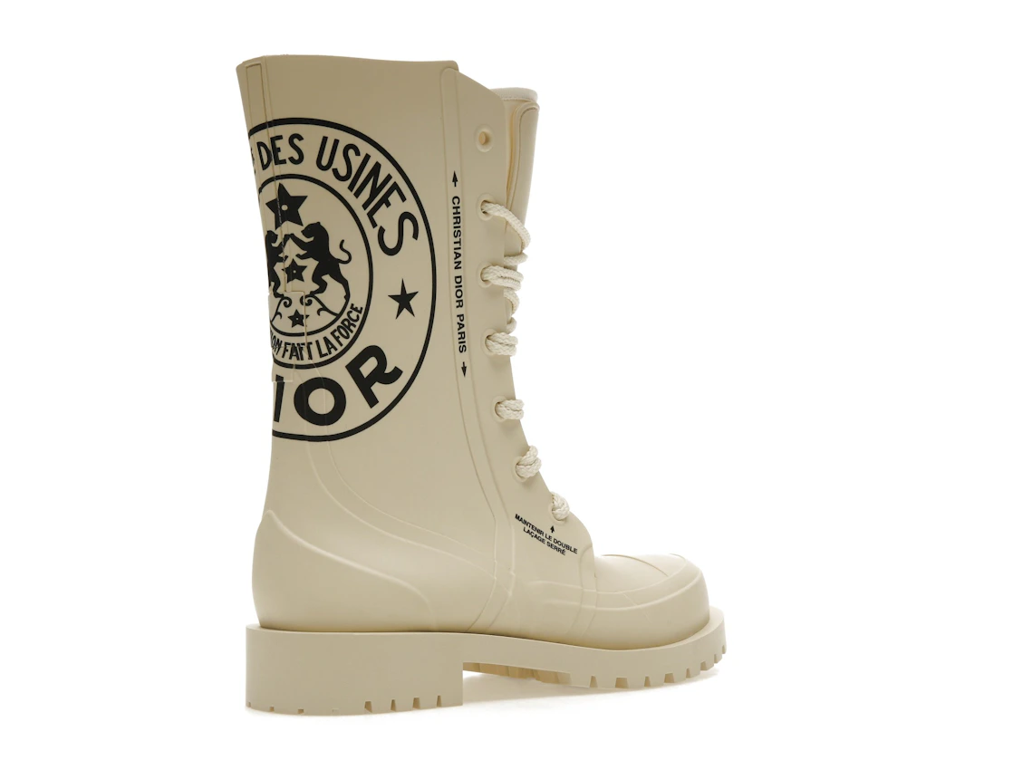 Vue 33 de Dior DiorCamp Ankle Boot Beige Dior Union Rubber 