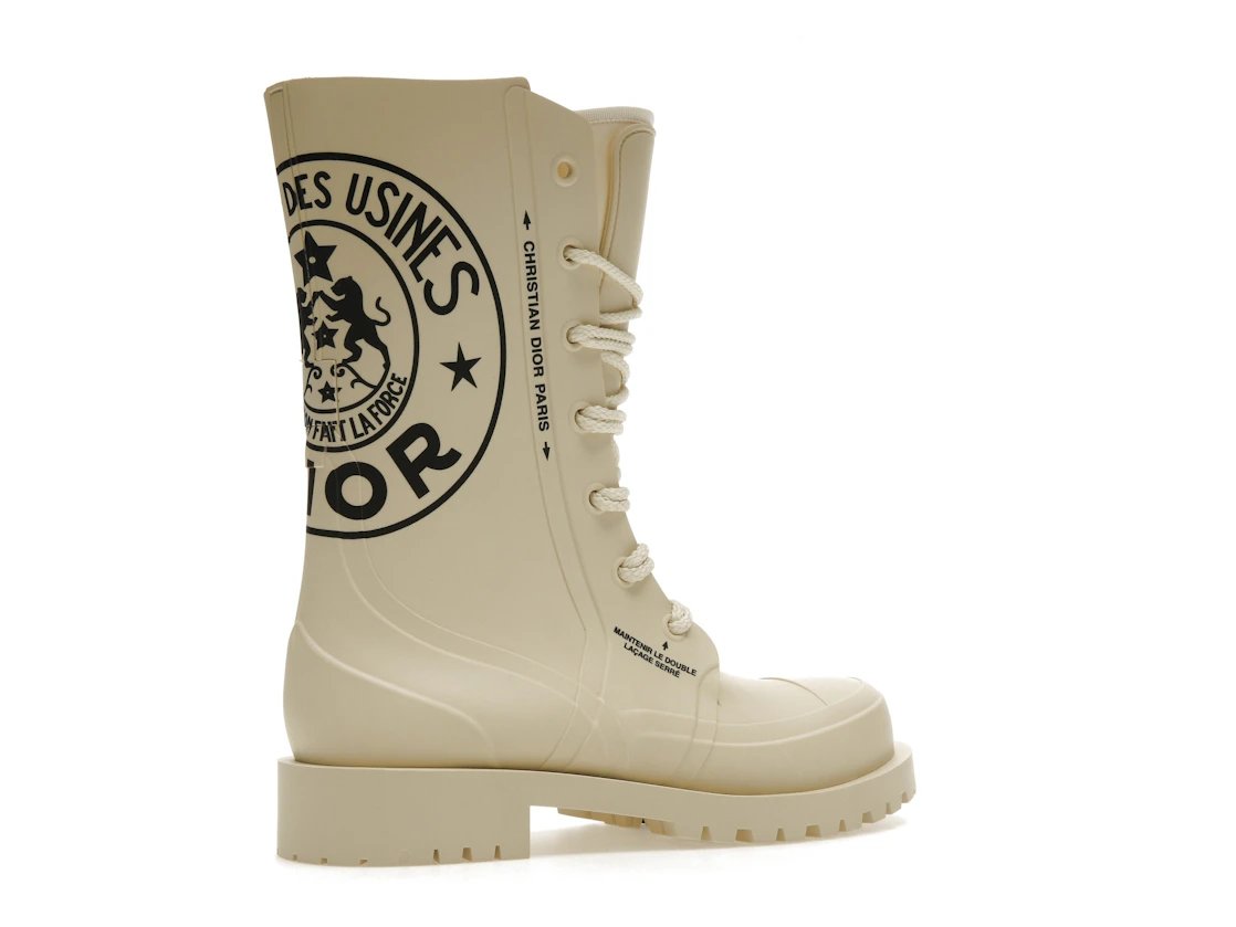 Vue 34 de Dior DiorCamp Ankle Boot Beige Dior Union Rubber 