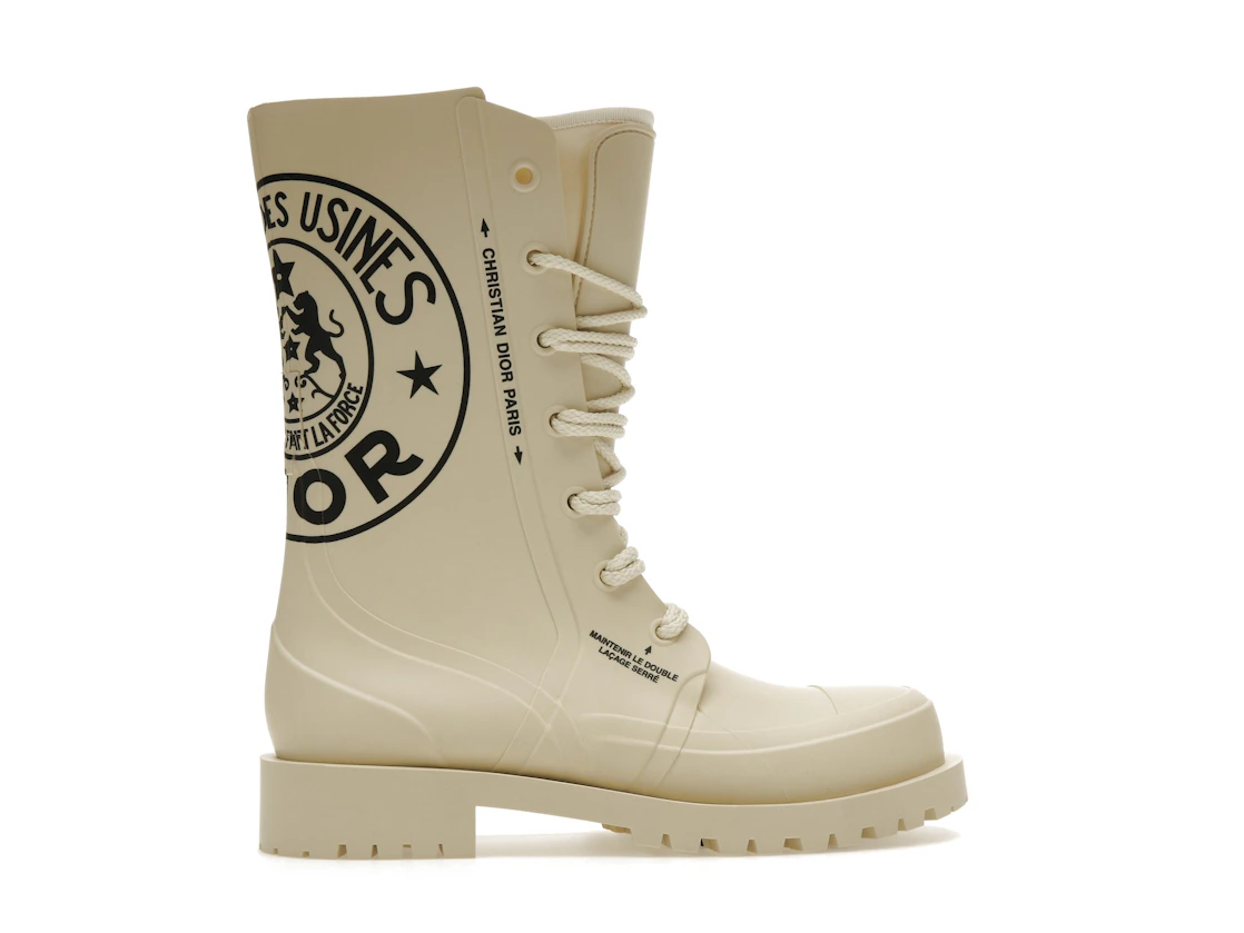 Vue 36 de Dior DiorCamp Ankle Boot Beige Dior Union Rubber 