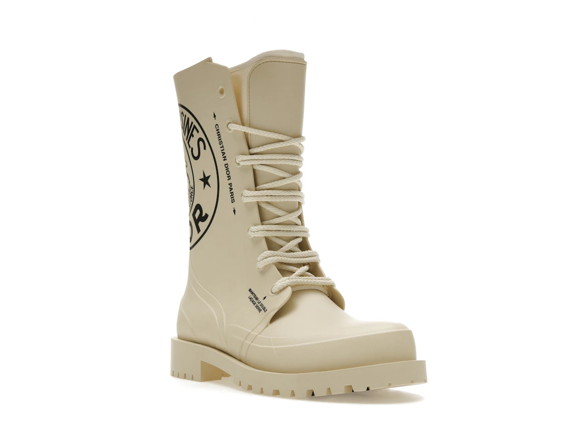Vue 6 de Dior DiorCamp Ankle Boot Beige Dior Union Rubber 