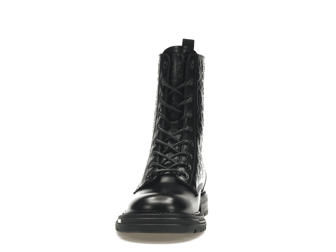 Vue 11 de Dior Explorer 2 Boots Black Dior Oblique Embossed
