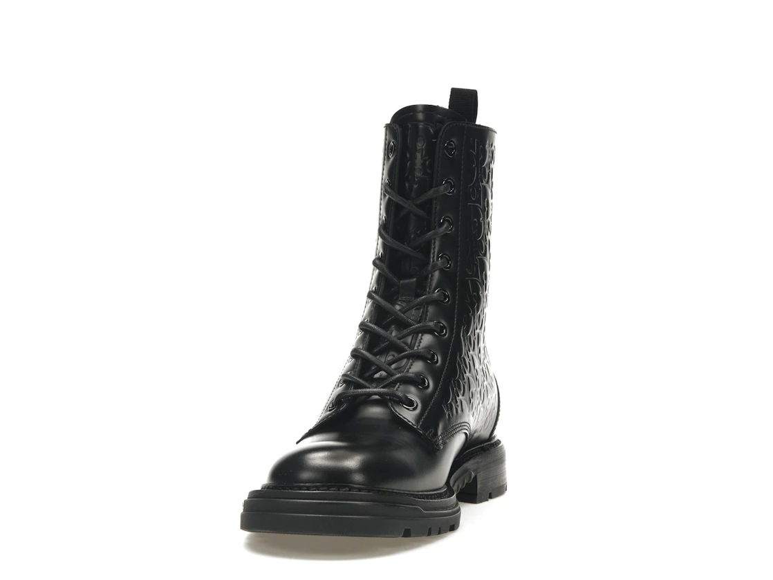 Vue 12 de Dior Explorer 2 Boots Black Dior Oblique Embossed
