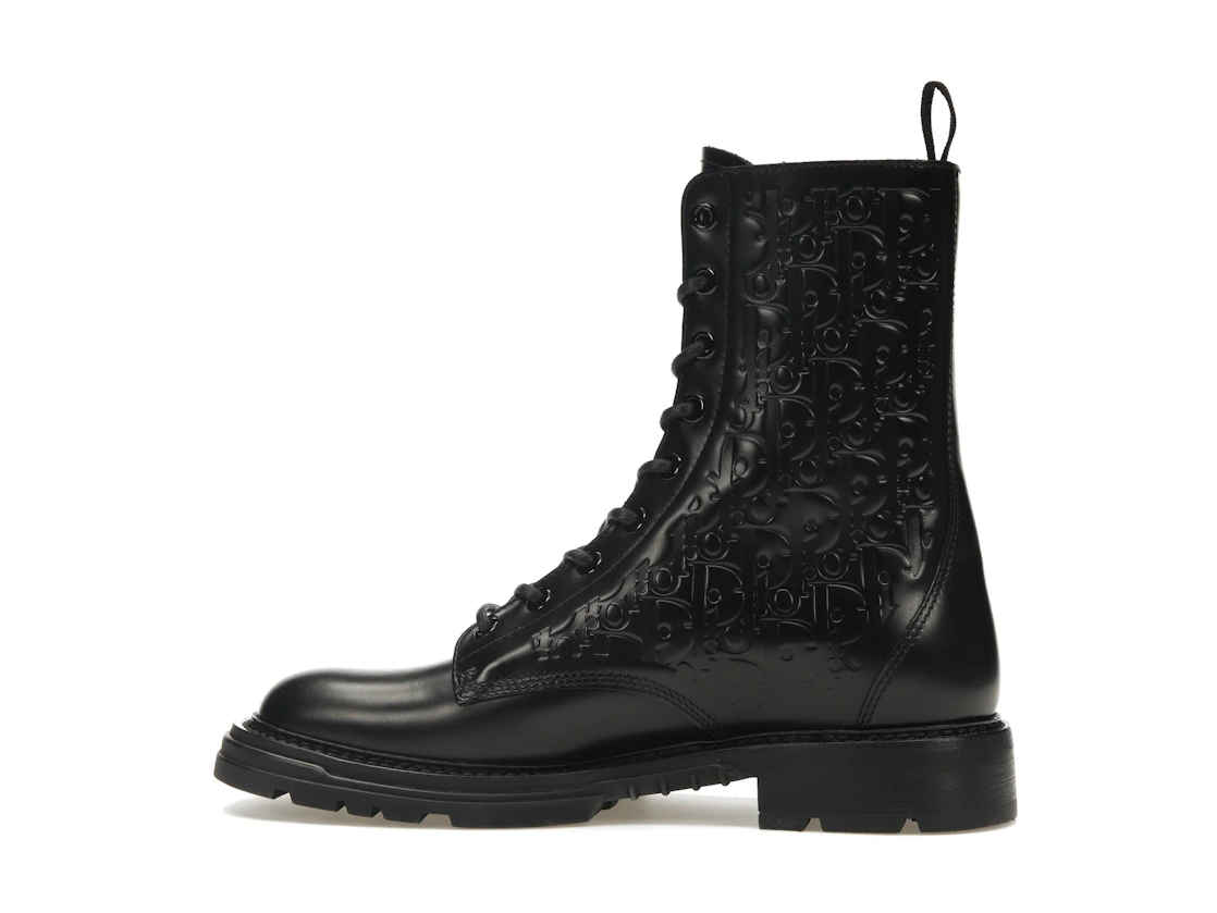 Vue 20 de Dior Explorer 2 Boots Black Dior Oblique Embossed