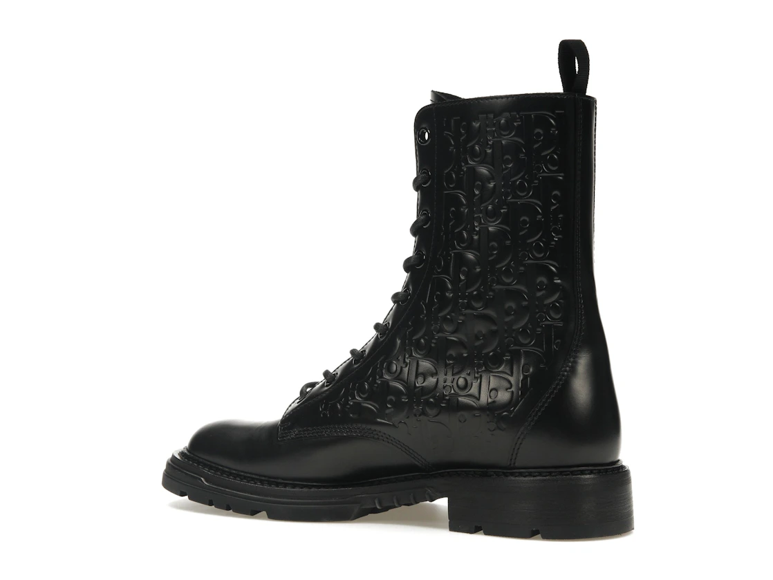 Vue 22 de Dior Explorer 2 Boots Black Dior Oblique Embossed