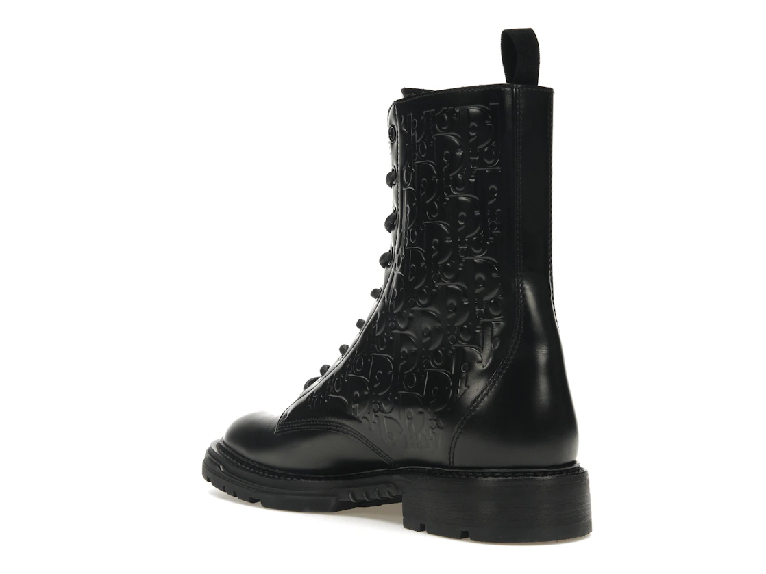 Vue 24 de Dior Explorer 2 Boots Black Dior Oblique Embossed