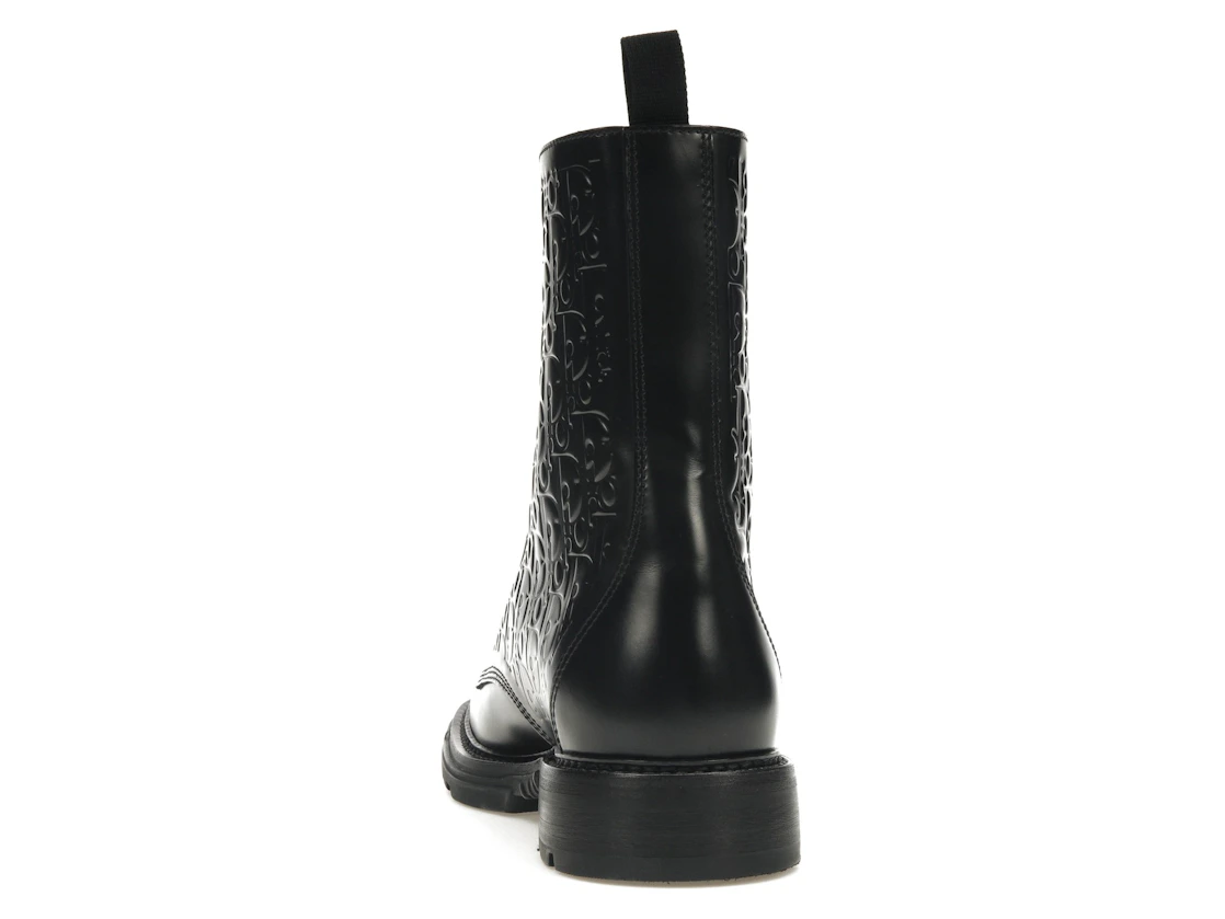 Vue 27 de Dior Explorer 2 Boots Black Dior Oblique Embossed