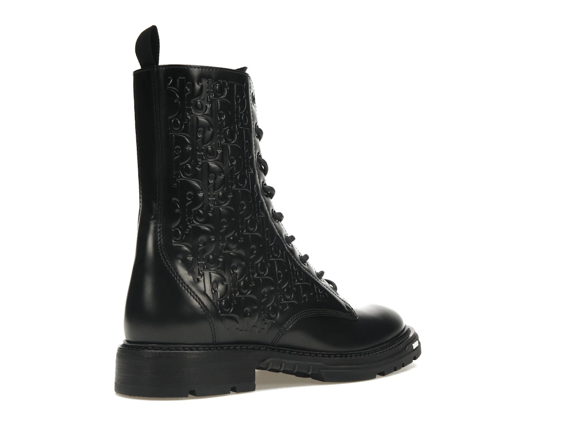 Vue 33 de Dior Explorer 2 Boots Black Dior Oblique Embossed