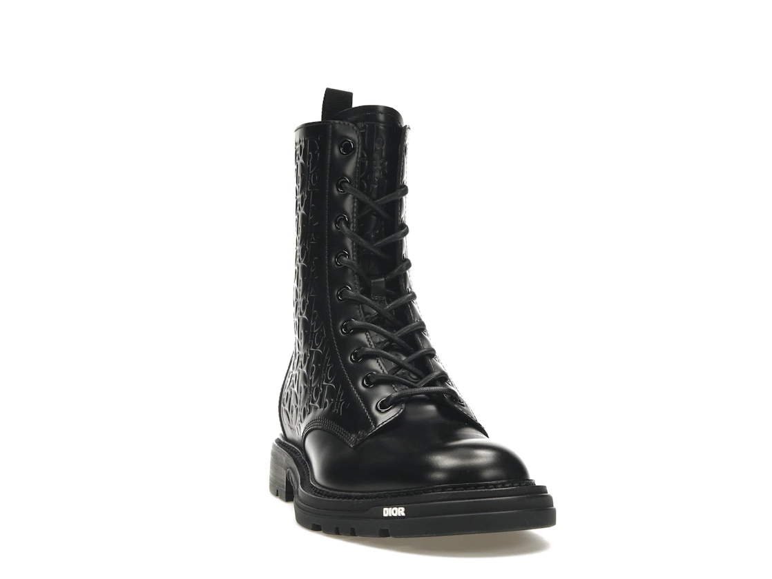 Vue 8 de Dior Explorer 2 Boots Black Dior Oblique Embossed