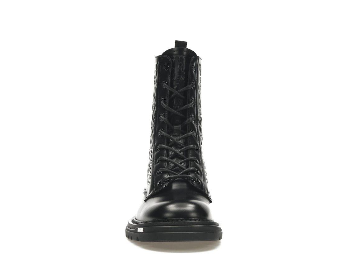 Vue 10 de Dior Explorer 2 Boots Black Dior Oblique Embossed