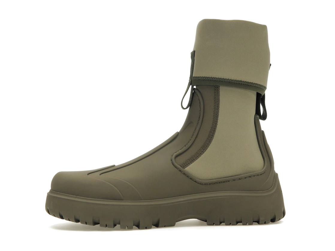 Vue 18 de Dior Garden Ankle Boot Khaki Rubber