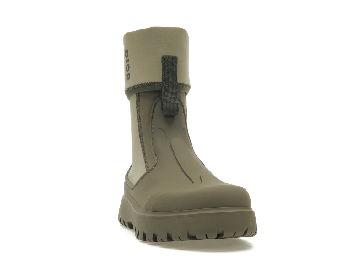 Vue 8 de Dior Garden Ankle Boot Khaki Rubber