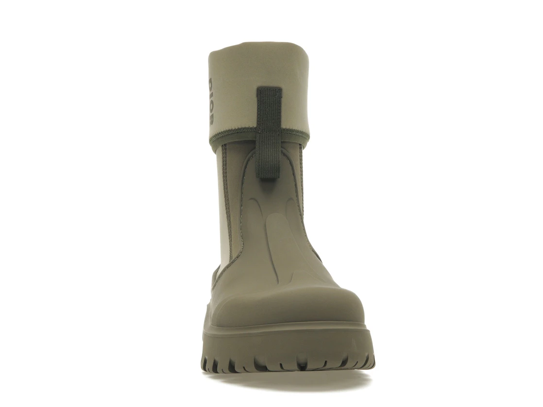 Vue 9 de Dior Garden Ankle Boot Khaki Rubber