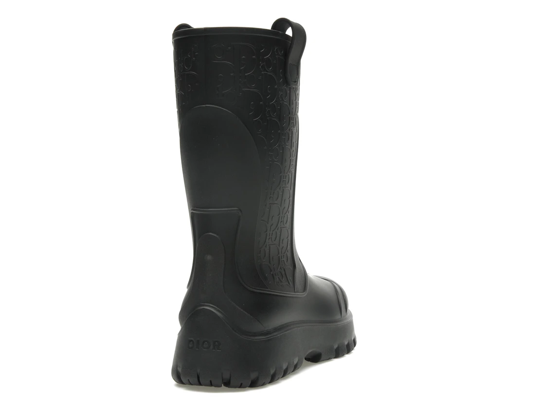 Vue 30 de Dior Garden Boot Rubber Black