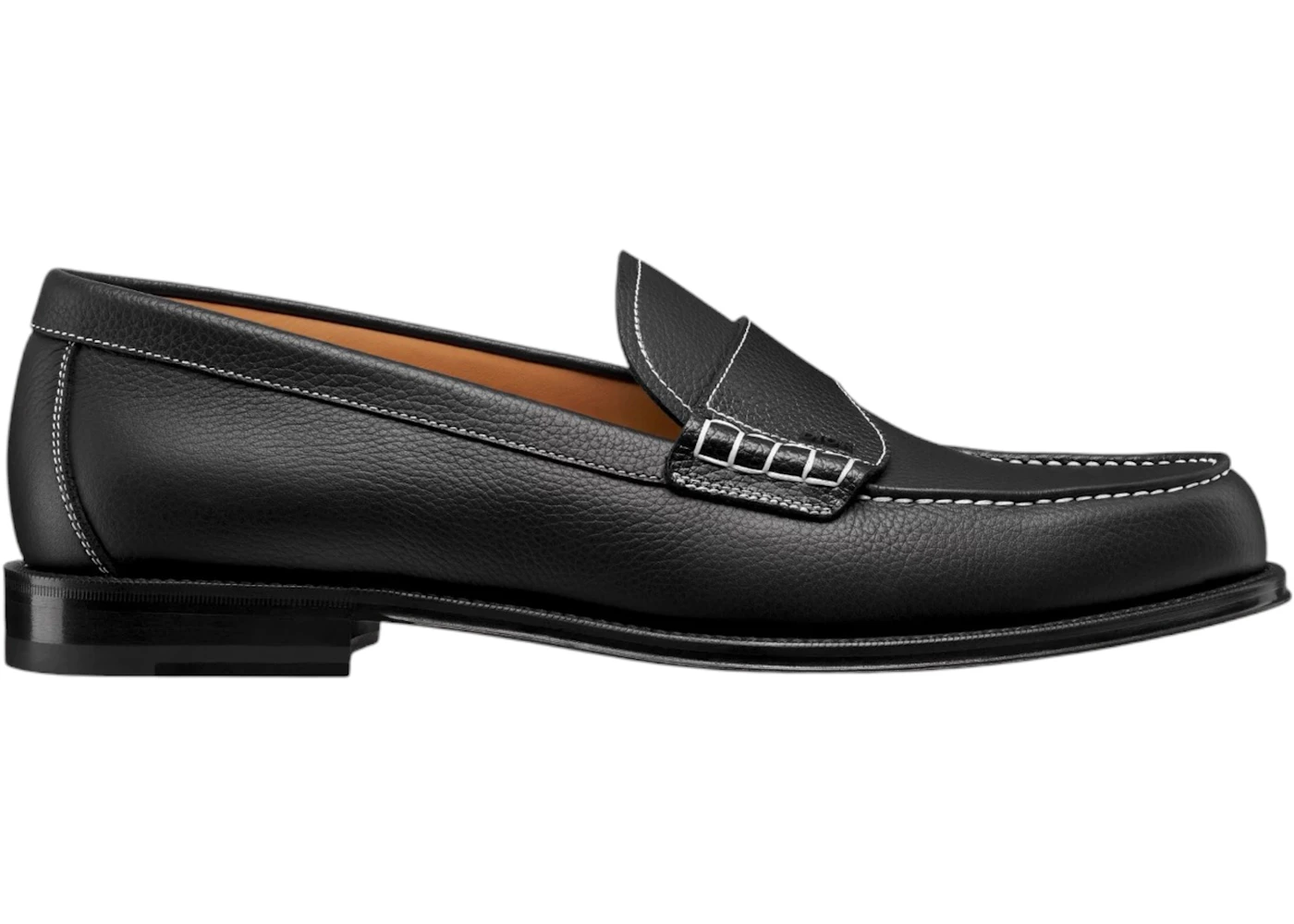 Dior Granville Loafer in Grained Calfskin Black