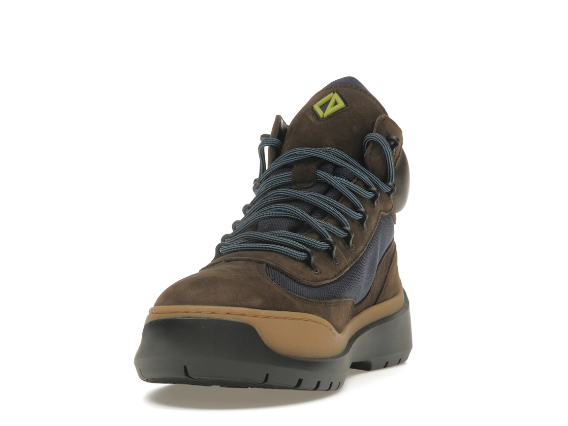 Vue 12 de Dior Lace Up Ankle Boots Brown Blue
