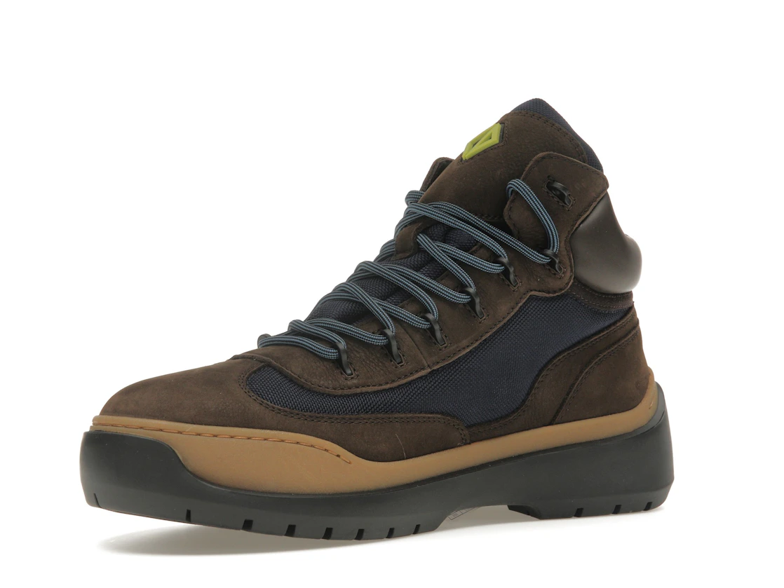 Vue 15 de Dior Lace Up Ankle Boots Brown Blue