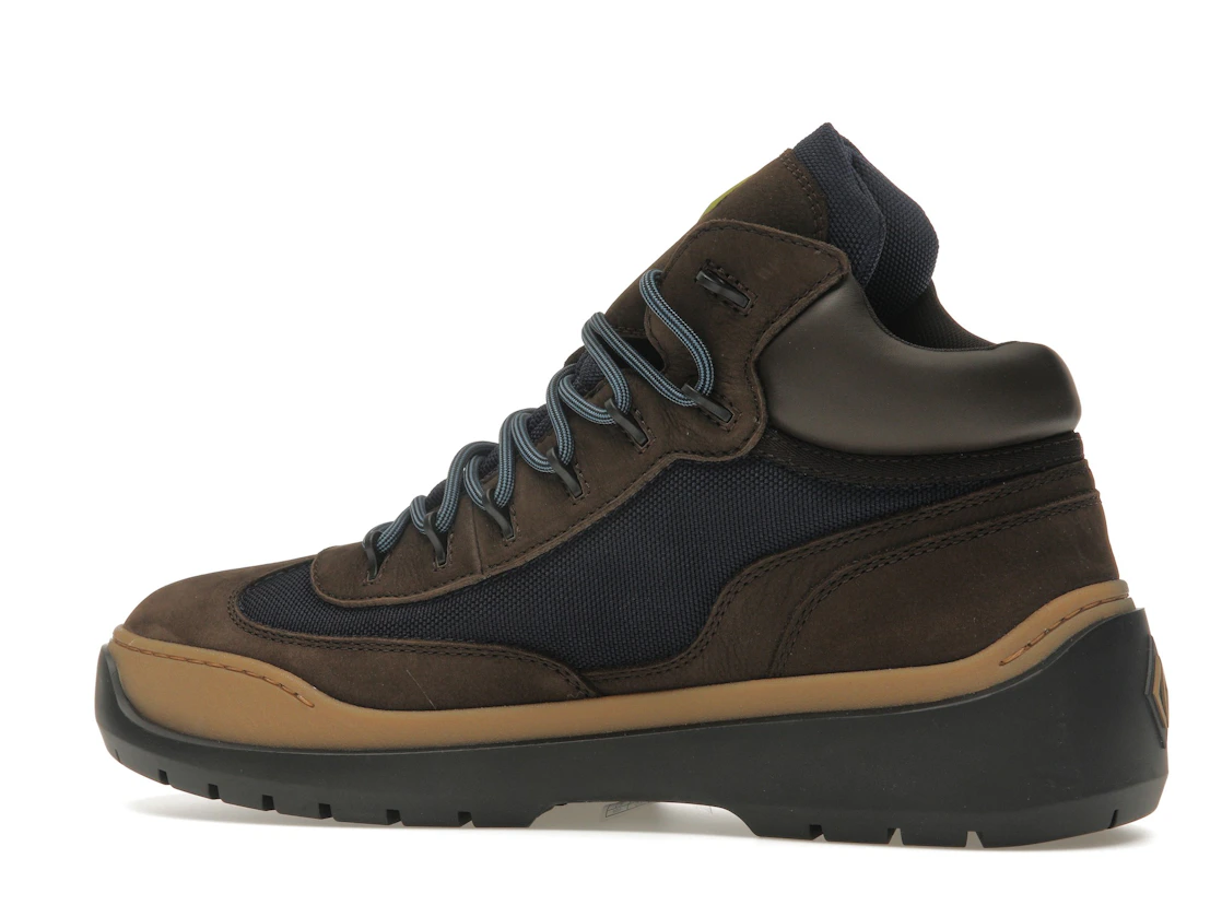 Vue 21 de Dior Lace Up Ankle Boots Brown Blue
