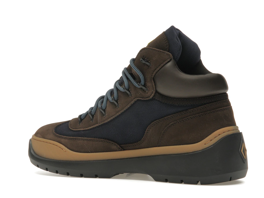 Vue 22 de Dior Lace Up Ankle Boots Brown Blue
